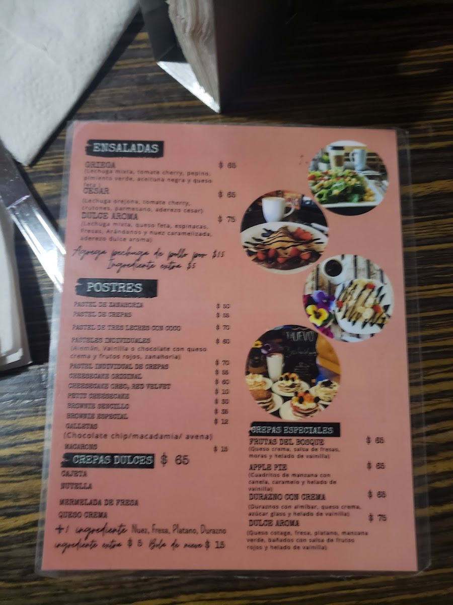 Café Dulce Aroma Menu - Image 4